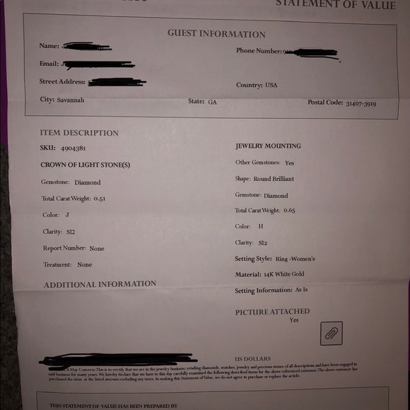 Crown of light 14k white gold diamond ring - Picture 7 of 8